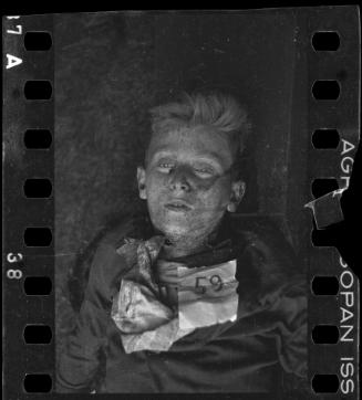 A young ghetto victim in the morgue