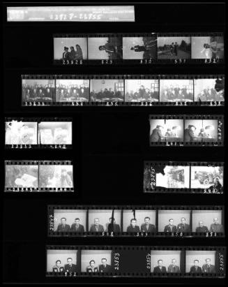 Negative Sheet #56 from Lodz Ghetto Collection