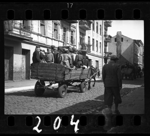 Children being deported to the Chelmno nad Nerem (Kulmhof) death camp