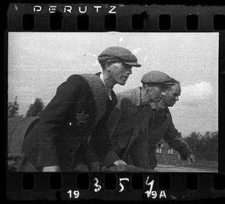 The removal of feces in the ghetto by men and women workers