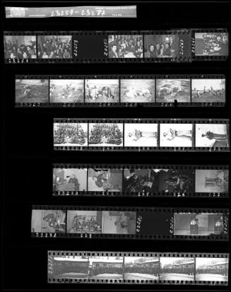 Negative Sheet #44 from Lodz Ghetto Collection