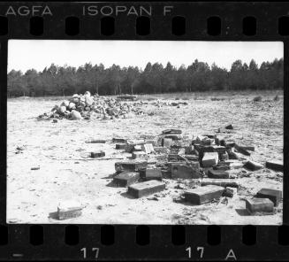 Field in the ghetto after liberation