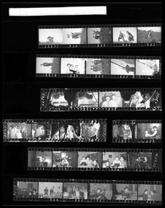 Negative Sheet #28 from Lodz Ghetto Collection