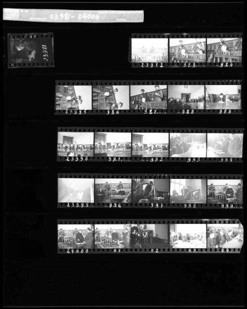 Negative Sheet # 64 from Lodz Ghetto Collection