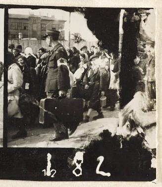 Contact Print #182 from Page #5 from Lodz Ghetto Album
