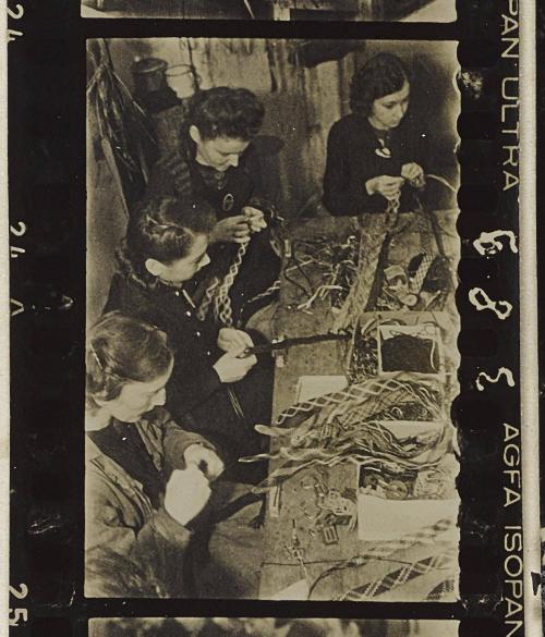 Contact Print #389 from page #11 in Lodz Ghetto Contact Album