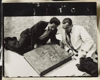 Contact Print #10 from page #1 in Lodz Ghetto Contact Album