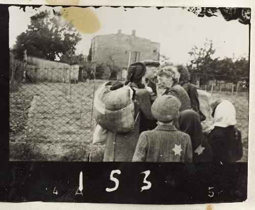 Contact Print #153 from Page #3 from Lodz Ghetto Album