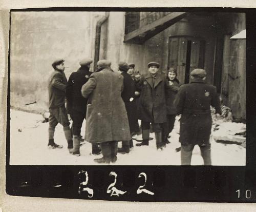 Contact Print #222 from Page #6 from Lodz Ghetto Album