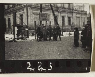 Contact Print #223 from Page #6 from Lodz Ghetto Album