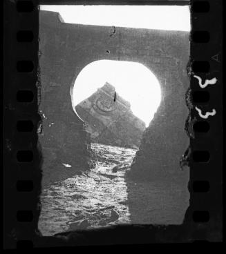 Ruins of synagogue on Wolborska Street, destroyed by the Germans in 1939