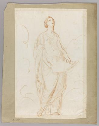 A Standing Female Figure, facing right