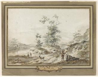 A Landscape with Peasants and Animals