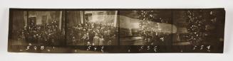 Lodz Ghetto Folio: contact print with 4 frames -  negative Nos.548 - 551