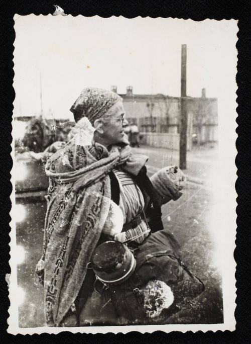 Ghetto resident being deported to the Chelmno death camp