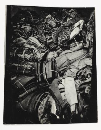 Bundles of salvaged rags