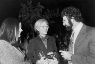 Andy Warhol, Norman Mailer’s 50th Birthday Party, New York City