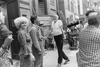 John Huston, “Annie” set, Burbank