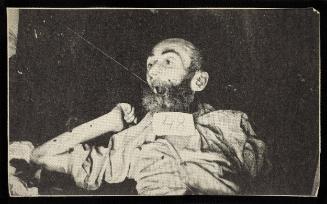 Body for burial tagged '48' - bald man with beard