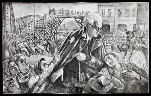 Rumkowski painting by Obraz Leizerowilza