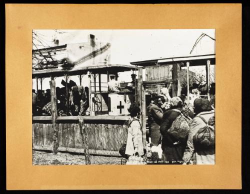 Boarding deportation tram #54 
