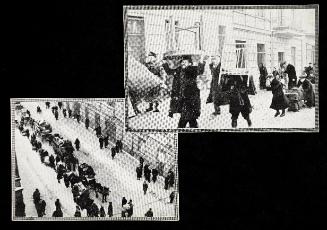 “The Jews of Lodz are carrying their belongings into the Ghetto.” (p.9)