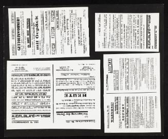 Montage of Announcements: No.422, 421, 414, and Attention!