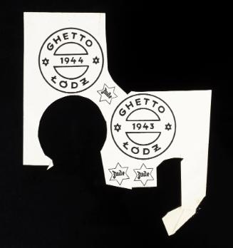 Lodz Ghetto circular stamps: 1943 and 1944