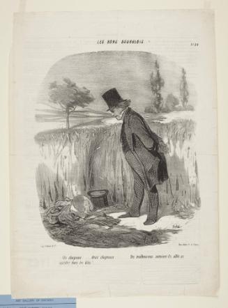 Un chapeau...deux chapeaux...Les malheureux seraient-ils allés se suicider dans les blés! from Les Bons Bourgeois