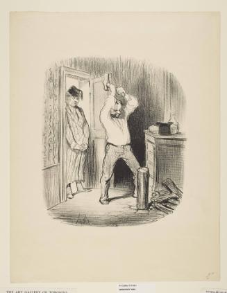 Est-il Dieu Permis...Fendre du Bois...dans ma salle à manger!...ce n’est pas un atiste à qui j’ai loué, c’est un bucheron! from Locataires et Propriétaires