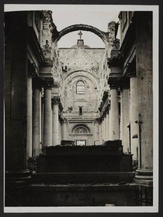 Interior of Arras Cathedral taken from the Eastern Alter