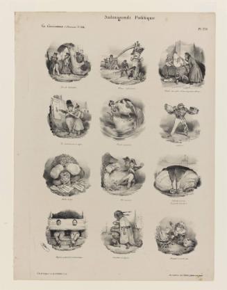 Salmigondi Politique, Plate 236 from La Caricature, No. 114, Jan. 10, 1833