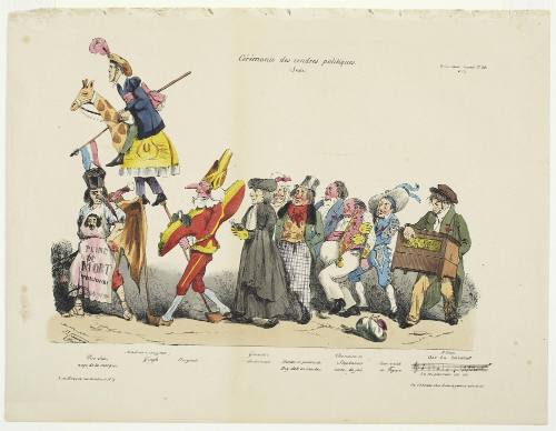 Ceremonie des cendres politiques, Plate 250 from La Caricature, No.121, Feb.28, 1833