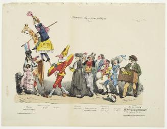 Ceremonie des cendres politiques, Plate 250 from La Caricature, No.121, Feb.28, 1833