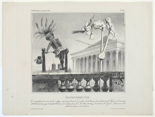 Grand Exercices, Plate 293 from La Caricature, No. 141, July 18, 1833
