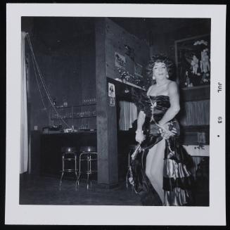 [Susanna dancing by the bar, Chevalier d'Eon, Hunter, NY]
