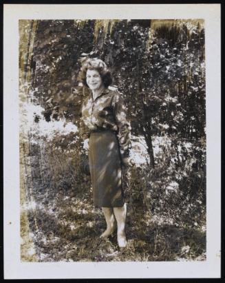 [Standing by the trees, Hunter, NY]
