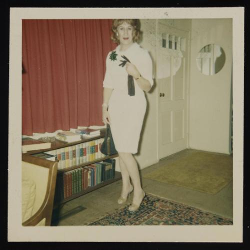 [Ellen in white outfit, location unknown]
