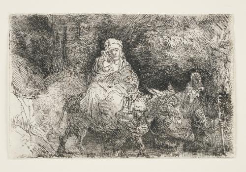 The Flight into Egypt: Crossing a Brook