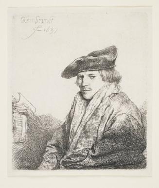 Young Man in a Velvet Cap (Ferdinand Bol?)