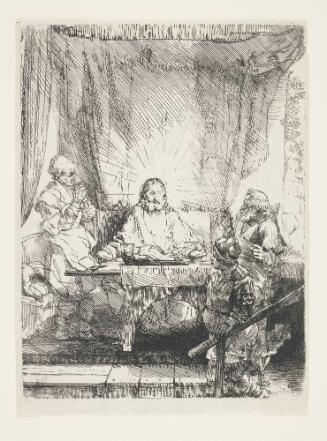 Christ at Emmaus: The Larger Plate