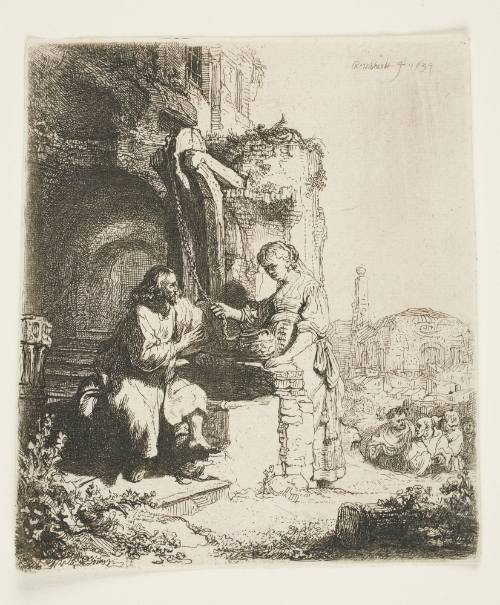 Christ and the Women of Samaria Among Ruins