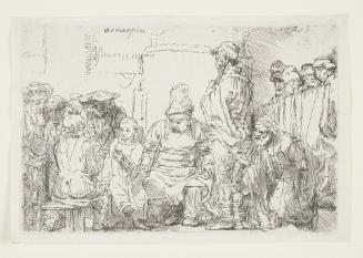 Christ Seated Disputing with the Doctors