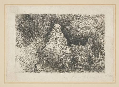 The Flight Into Egypt: Crossing a Brook