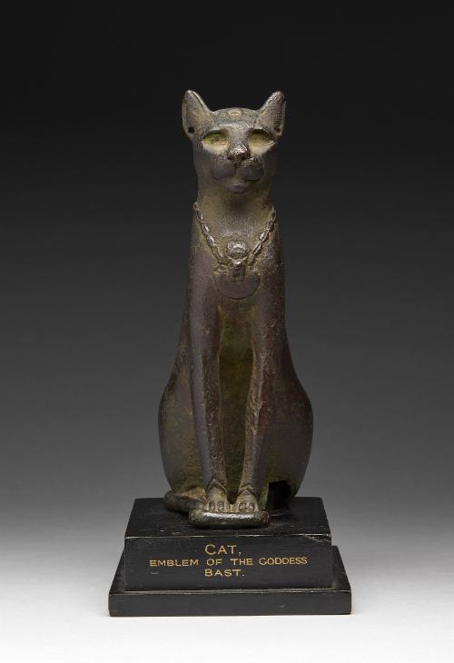 Bronze Figure of a Cat