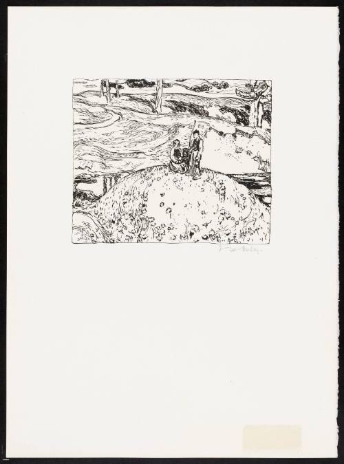 Summer Time from Portfolio Canadian Drawings Prints by Members of the Group of Seven