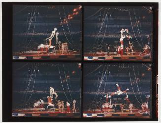 Original Contact Sheet, Moscow Circus, Boston Garden