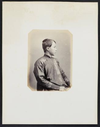 Ambassade Cochinchinoise à Paris, frontal. 168. Tran-van Luong (17 ans) fils du Préfet de Saigon, profile