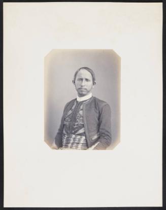 131. Mohamed ben dris (24 ans) Maréchal des logis au 3e Spahis - Frontal