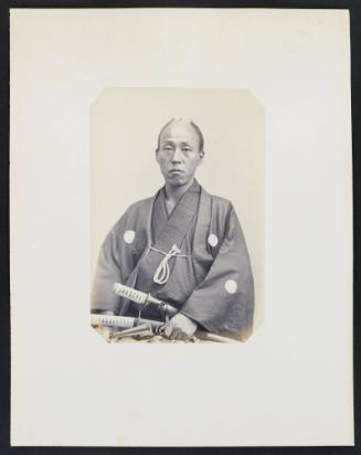 201. Ko-Tozoumi yasou-yé-mon (38 ans) 1er serviteur du 1er Ambassadeur du Taiconne du Japon à Paris, frontal